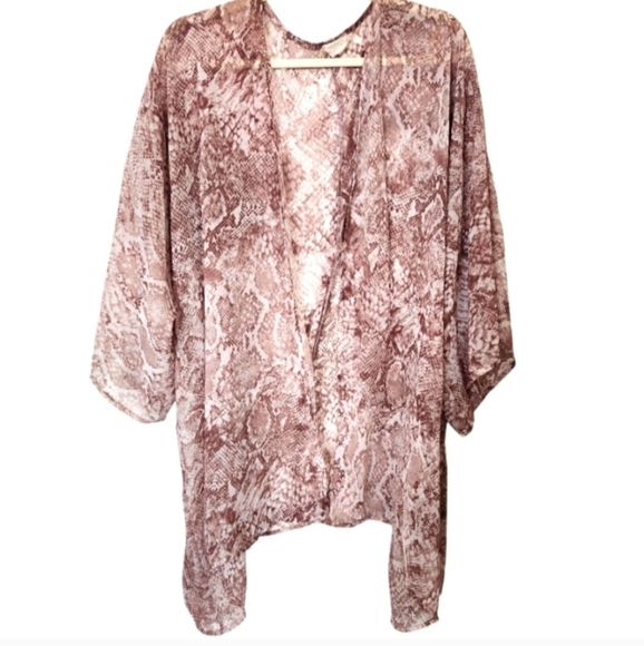 Sheer Chiffon Cardigan - Picture 2 of 4